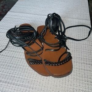 Zara Women , size 38 , leather